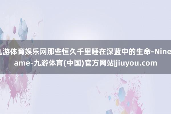 九游体育娱乐网那些恒久千里睡在深蓝中的生命-Ninegame-九游体育(中国)官方网站|jiuyou.com